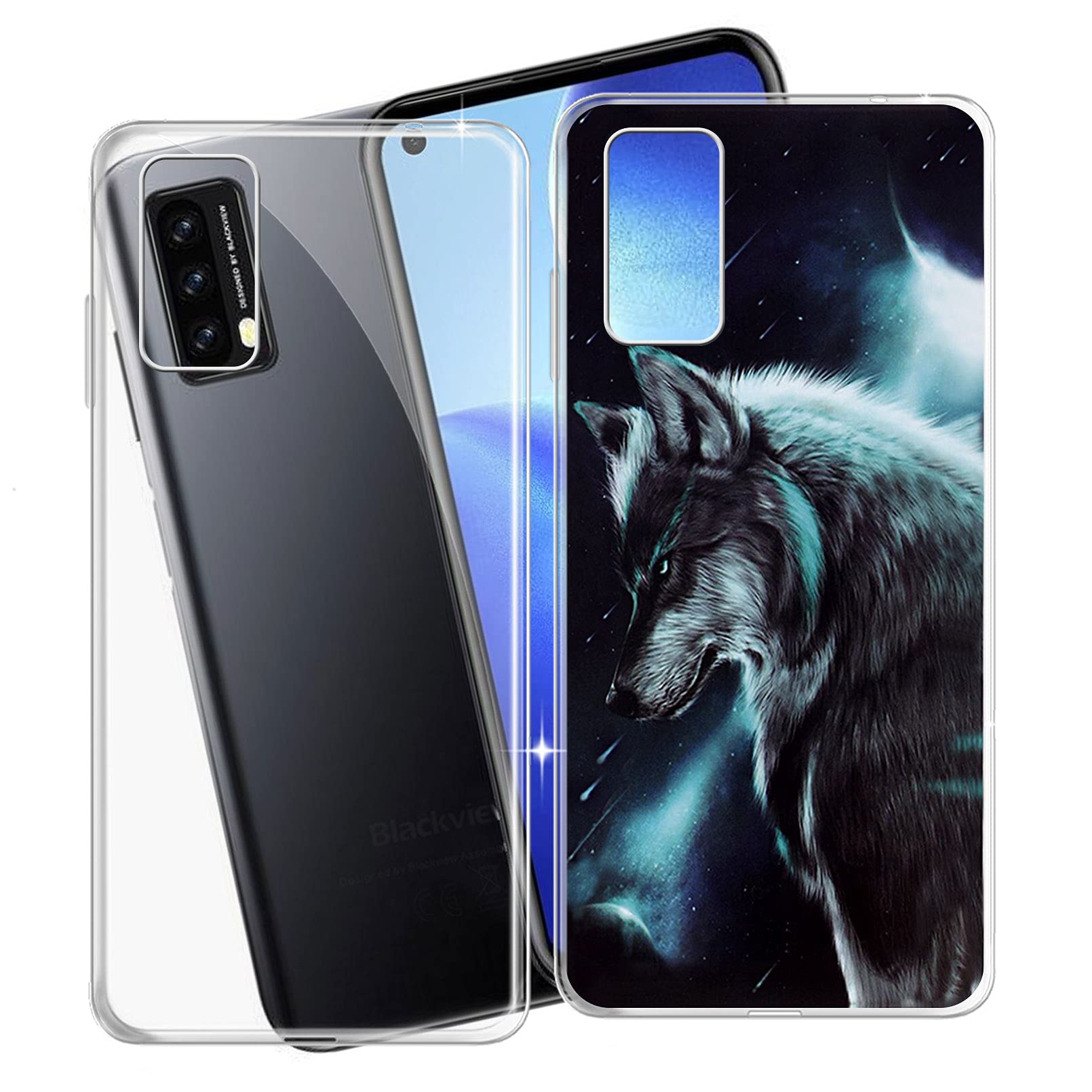 Phone Case for Umidigi A11 (6.53 Inch), KJYF Shockproof Shell Bumper for  Umidigi A11, Anti-Scratch Clear Back Cover [Thin Slim X Anti-Yellowing] -  [2